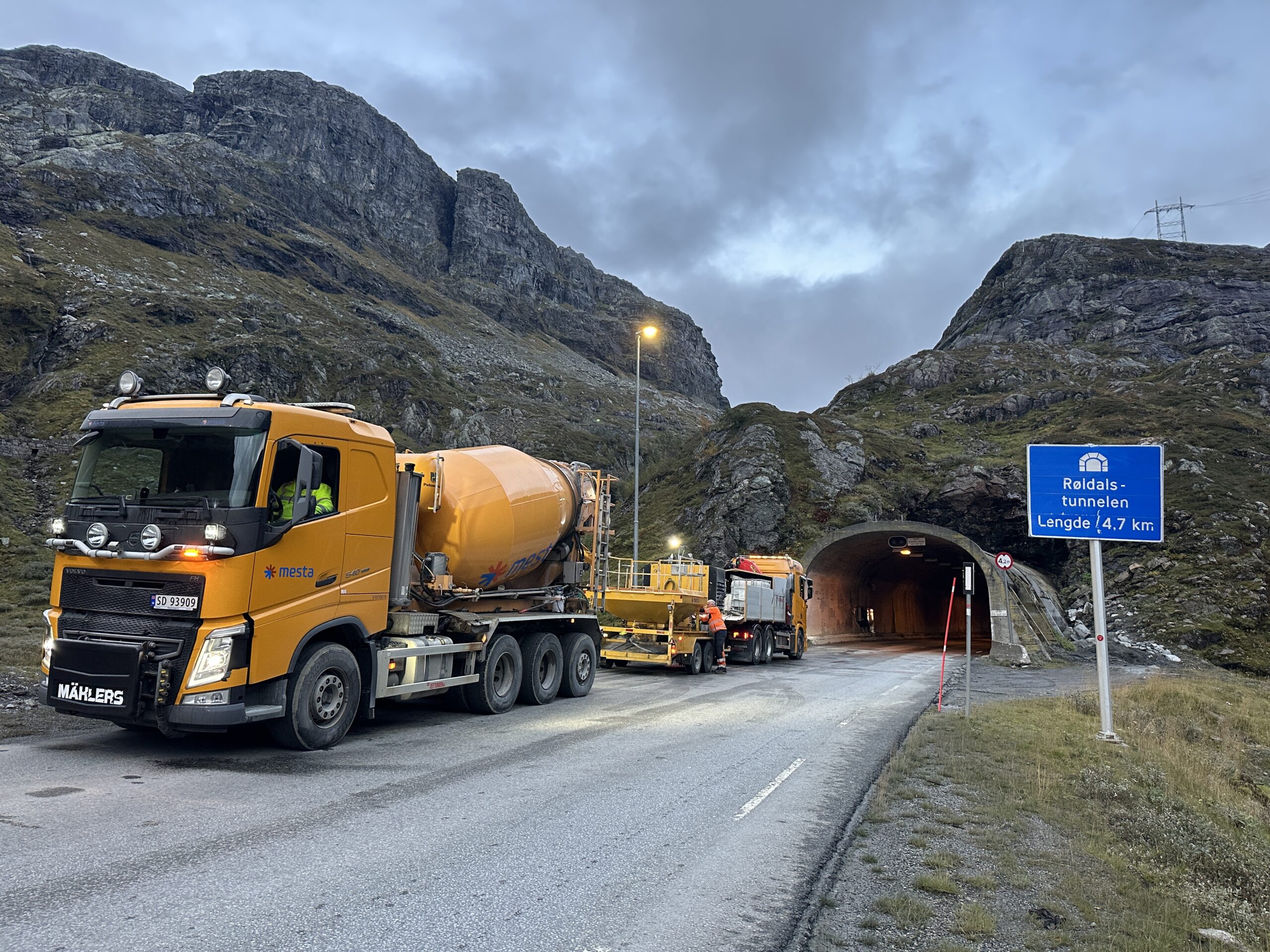 Kviting av tunnel fra Mesta